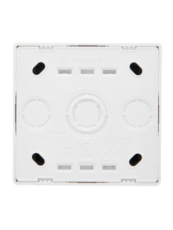 Выключатель проходной 1-кл. ОП LETO бел. LEZARD 752-0200-105