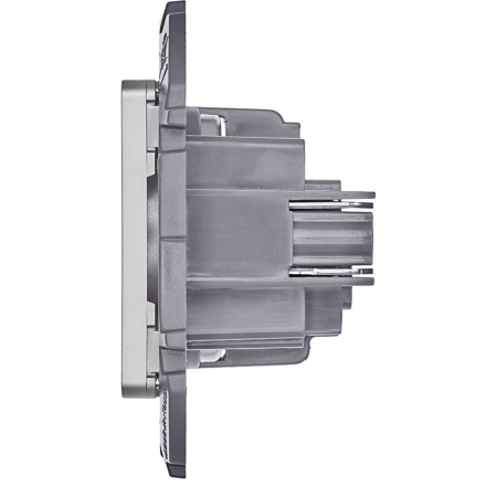 Розетка 1-м СП Inspiria 16А IP20 250В 2P механизм алюм. IEK 673712