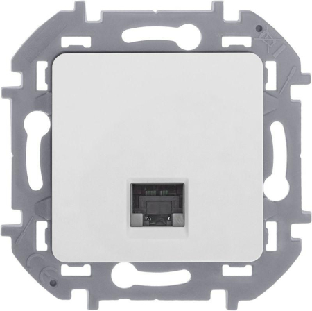 Розетка компьютерная Inspiria RJ45 кат.5E UTP бел. IEK 673825