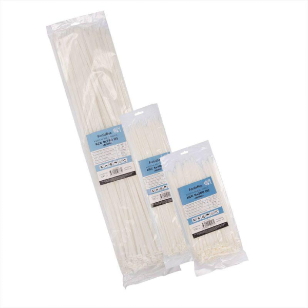 Хомут кабельный КСС "NORD" 5х200 бел. (уп.100шт) Fortisflex 79733