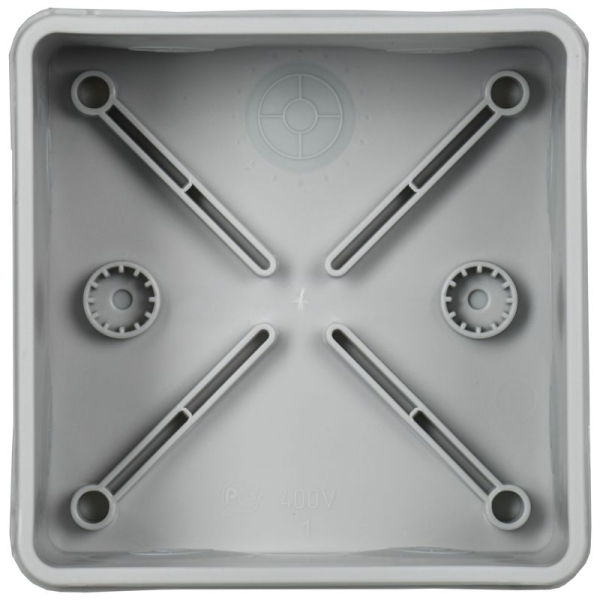 Коробка распаячная ОП КМ42455 100х100х50мм IP67 8 вводов сер. IEK UKO21-100-100-050-K41-66