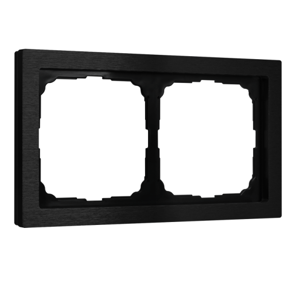 Рамка 2-м ArtGallery Pure метал. оникс SE GAL312302