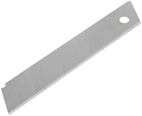 Лезвия для ножа технического 18мм 7 сегментов (уп.10шт) MOS 10406М