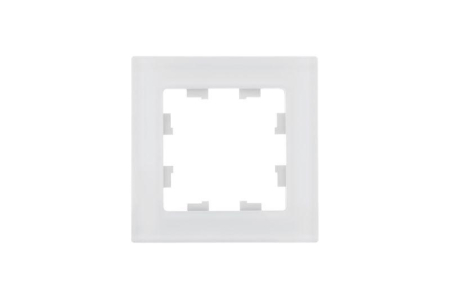 Рамка 1-м AtlasDesign Nature натур. стекло бел. SE ATN360101