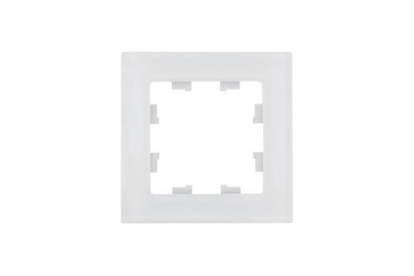 Рамка 1-м AtlasDesign Nature натур. стекло бел. SE ATN360101