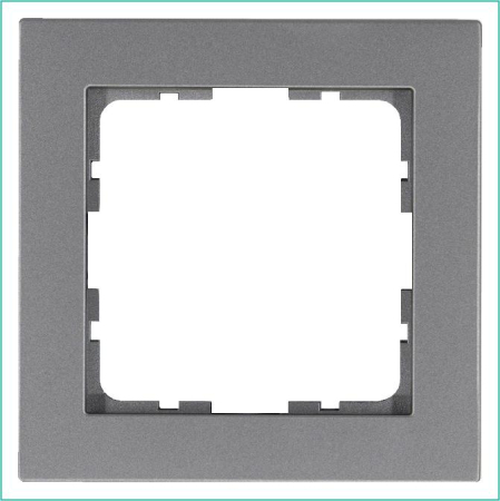 Рамка 1-м G-Classic алюм. Jasmart G1001S