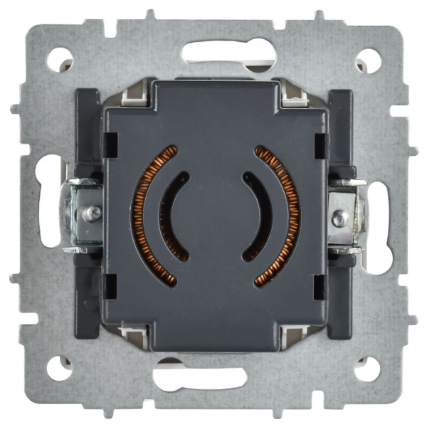 Светорегулятор поворотно-нажимной СП BRITE СС10-1-0-БрАБ 600Вт механизм арктич. бел. IEK BR-D20-0600-K91