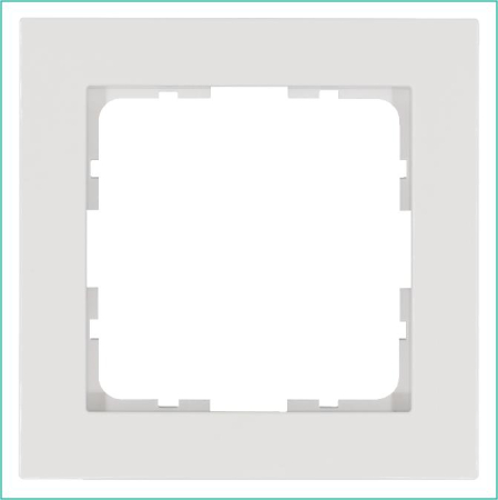 Рамка 1-м G-Classic бел. глянцевый Jasmart G1001W