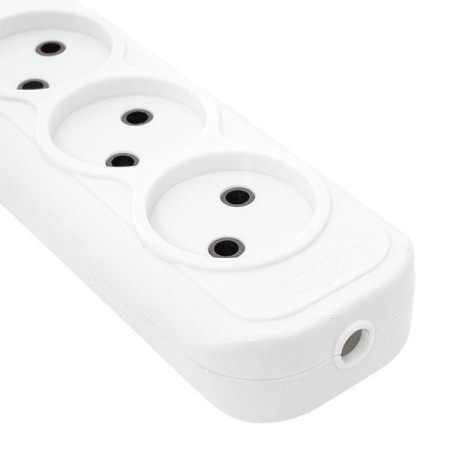 Колодка удлинителя 3-м без заземл. 10А Эксперт 2.2кВт EKF AKB10-3