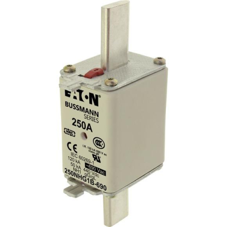 Предохранитель NH 160A 690В gG 1 двойн. индикация EATON 160NHG1B-690