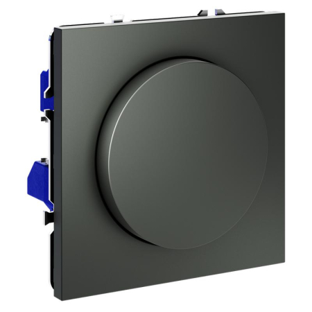 Светорегулятор поворотно-нажимной СП S70 600Вт механизм титан Voltum VLS070306