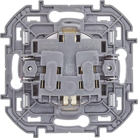 Розетка 1-м СП Inspiria 16А IP20 250В 2P+E немецк. стандарт механизм бел. IEK 673720