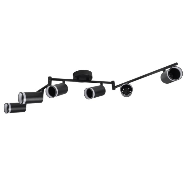 Светильник PCL-0306 6xGU10 IP20 230В BL настен./потолочн. декор. под лампу JazzWay 5066601