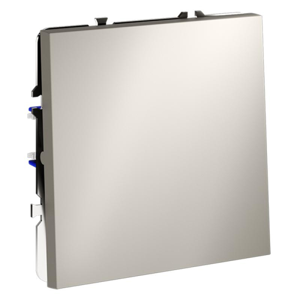 Переключатель проходной 1-кл. СП S70 10А механизм кашемир Voltum VLS010303