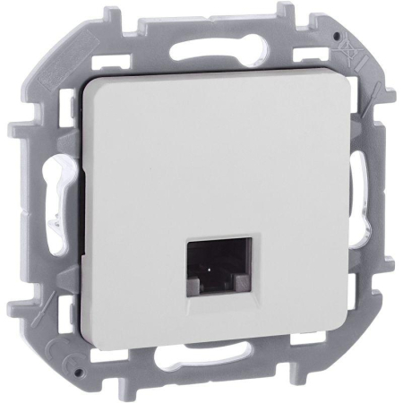Розетка компьютерная Inspiria RJ45 кат.5E UTP бел. IEK 673825