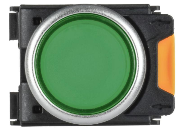 Кнопка d22мм 1НО+1НЗ MASTER с фиксацией зел. IEK MI-BT60-11T-3-21-K06