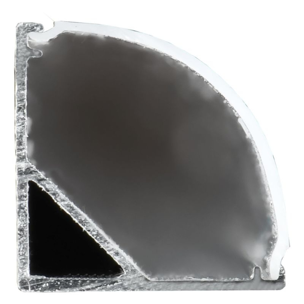 Профиль накладной угловой для светодиод. ленты 1616 L2000 комплект аксессуаров опал алюм. IEK LSADD1616-SET1-2-N3-1-12