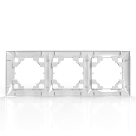 Рамка 3-м AVA бел. TOKOV ELECTRIC TKL-AV-RM3-C01