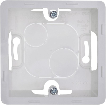 Коробка 1-м ОП Inspiria бел. IEK 673980