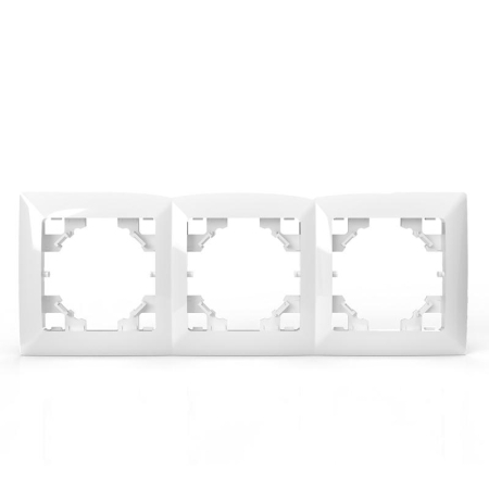Рамка 3-м AVA бел. TOKOV ELECTRIC TKL-AV-RM3-C01