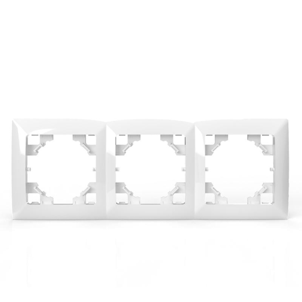 Рамка 3-м AVA бел. TOKOV ELECTRIC TKL-AV-RM3-C01