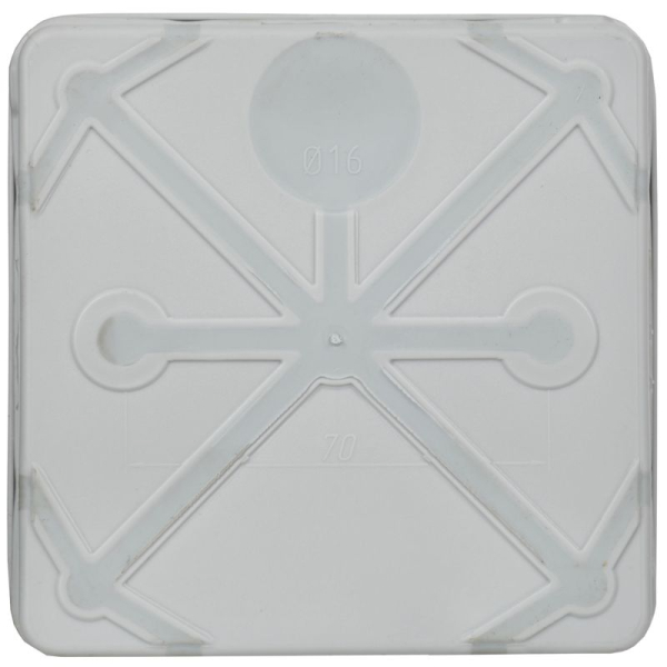 Коробка распаячная ОП КМ42455 100х100х50мм IP67 8 вводов сер. IEK UKO21-100-100-050-K41-66