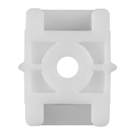 Площадка под стяжку для прямого монтажа 22х16мм бел. (уп.100шт) Rexant 07-2110