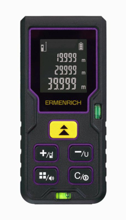 Рулетка лазерная Reel PLUS GD40 фиолет. Ermenrich 84643
