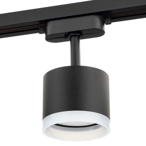 Светильник трековый ARTLINE поворотный 85х85х70мм GX53 230В алюм./пластик. 4кв.м черн. Ritter 59862 0