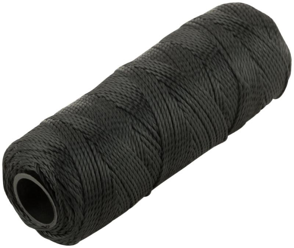 Нить крученая на катушке 1.1ммх100м 680 текс р/н=35кгс черн. FIT 68323