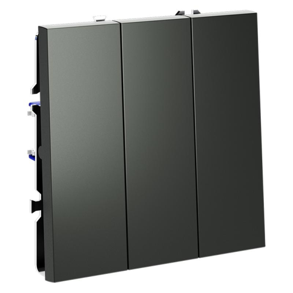 Выключатель 3-кл. СП S70 10А механизм титан Voltum VLS030106