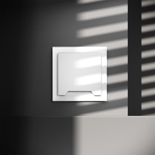 Розетка 1-м СП S70 16А с заземл. защ. шторки + крышка механизм бел. матов. Voltum VLS040302