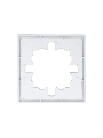 Рамка 1-мест. горизонт. ZIMA бел. LEZARD 704-0200-146