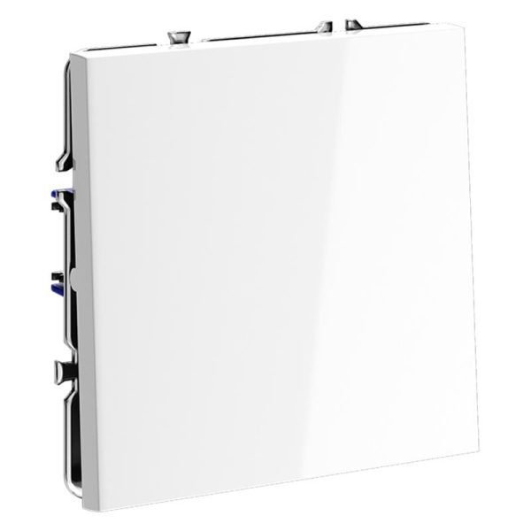 Переключатель проходной 1-кл. СП S70 10А механизм бел. глянцевый Voltum VLS010301