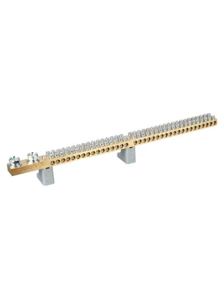 Шина нулевая N на двух угловых изоляторах 200А ШНИ-10х18-72-L2-С IEK YNN30-72-C2-K03