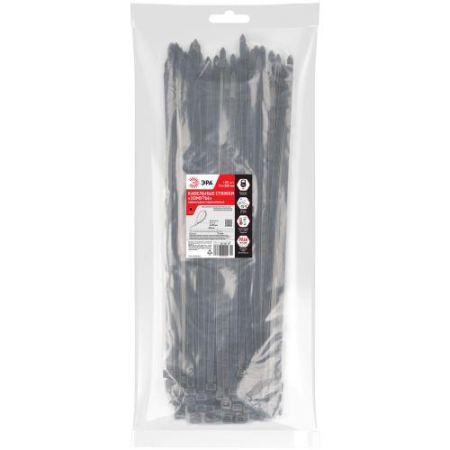 Хомут кабельный 7.6х300 черн. NO-225-191 (уп.100шт) Эра Б0066007