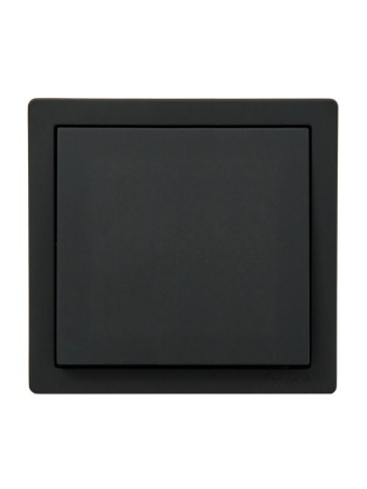 Выключатель 1-кл. ОП LETO черн. бархат LEZARD 752-4200-100