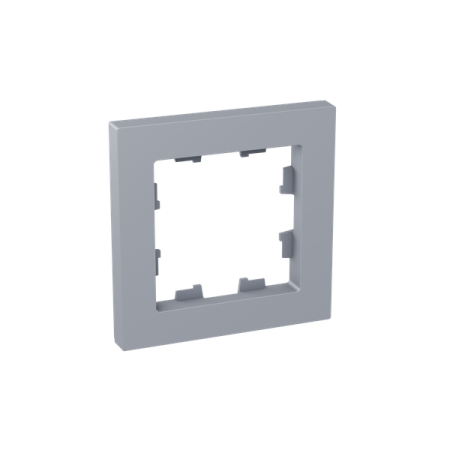 Рамка 1-м Эпика пластик алюм. EKF UP1-FPA-01