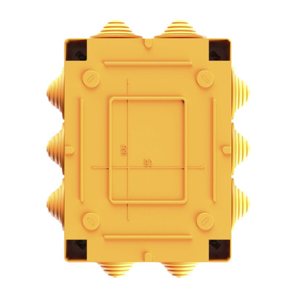 Коробка ответвительная FS 150х110х70мм IP55 4п 450В 32А 10кв.мм с кабельными вводами и клеммниками нерж. контакт пластик. DKC FSK21410