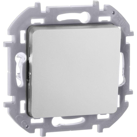 Переключатель 1-кл. Inspiria 10А IP20 250В 10AX механизм алюм. IEK 673652