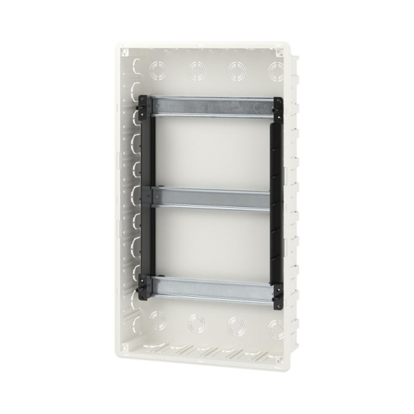 Щиток встраиваемый Фрейм (FRAME) 36мод с тонированной дверцей с 4 шинами PEN (2шт на 8 отверст. и 2шт на 10 отверст.) бел. DKC F36B1WD