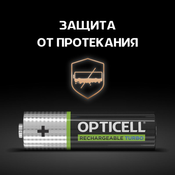 Аккумулятор AA/HR6 1.2В 2600мА.ч Ni-MH (блист.4шт) Turbo Opticell 6080002
